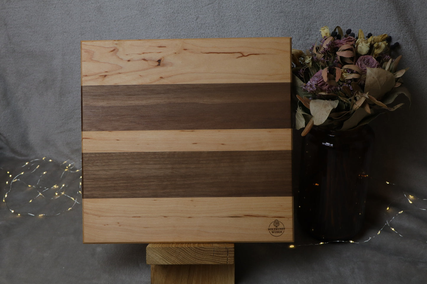 Schneidebrett Medium aus Erle/Nuss